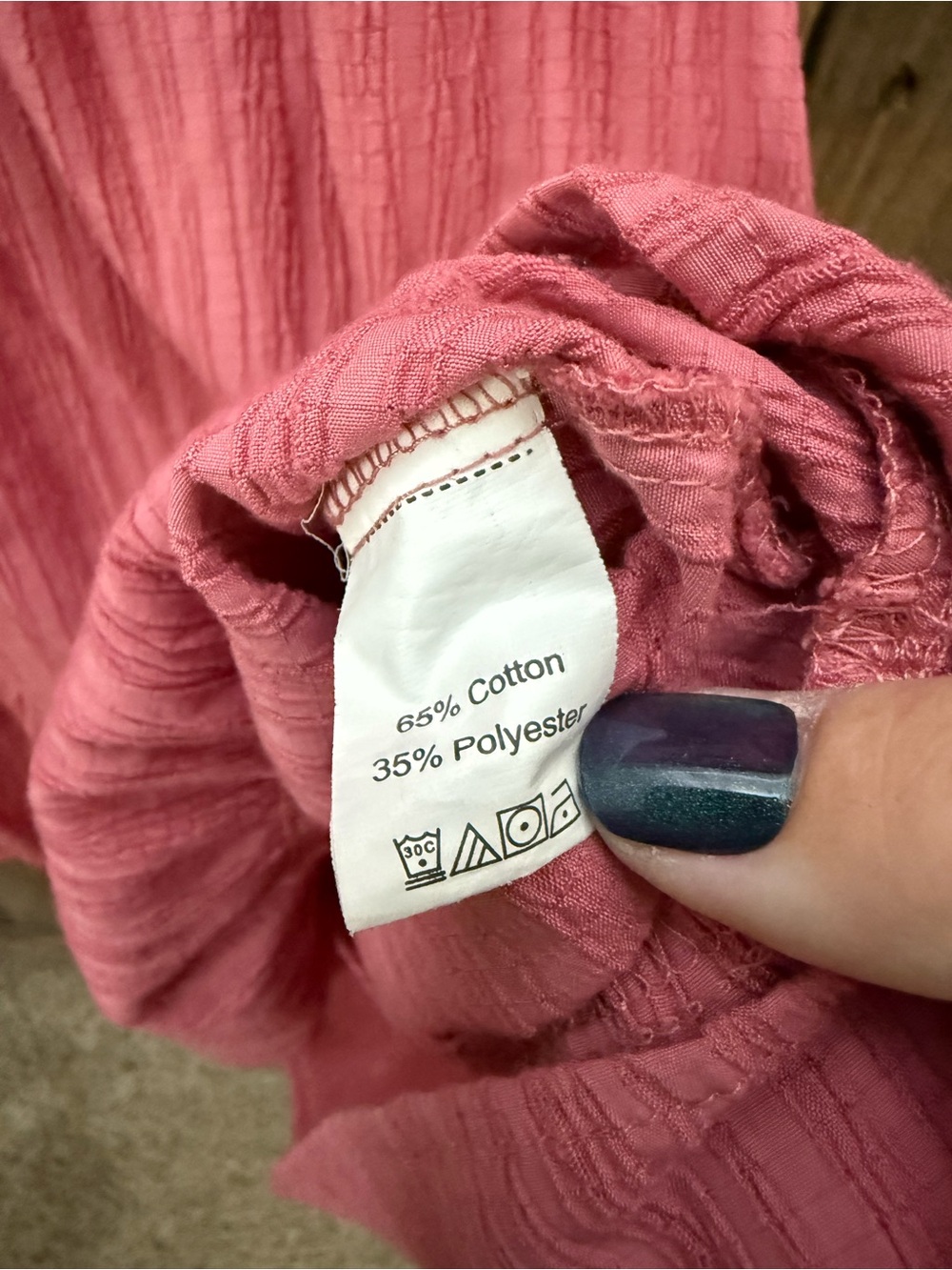 Emery Rose Women’s Dusty Rose Tiered Flow Boho V-Neck Dress Size Large - Picture 4 of 10